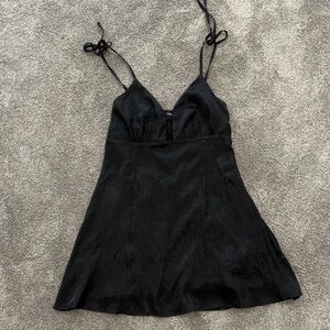 Nordstrom Elegant Black Mini Dress
